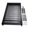 Pet Dog Playpen 8 Panel Indoor Outdoor Folding Metal Portable Puppy Exercise Pen Dog Fence, Heavy-Duty Metal Dog, Black XH