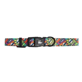 GF Pet Printed Collar (Color: Comic Book, size: M)