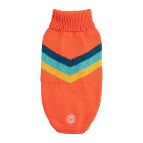 GF Pet Alpine Sweater (Color: Orange, size: S)