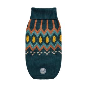 GF Pet Heritage Sweater (Color: Teal, size: 3XS)