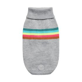 GF Pet Retro Sweater (Color: Grey Mix, size: 2XS)