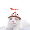 Pet Straw Hat Funny Cap for Birthday for Small Pets/Puppy/Cat