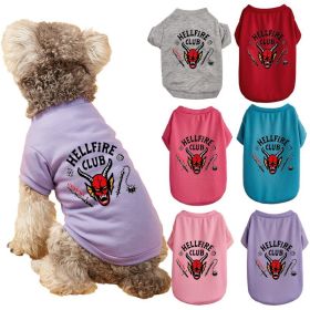 Pet Dog Halloween Cosplay Crewneck Bull T-shirts (Type: Blue bullL)