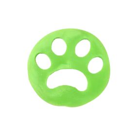 Reusable Pet Hair Remover Laundry Washing Balls Dog Cat Hair Remover Filtering Sticky Household Washing Machine Cleaning Tools (Color: Green Round 1 pc)