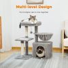 Indoor Funny Cozy Small Cat Tree Condo