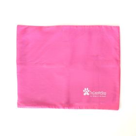 Chillz Gel Mat Cover (Color: Pink, size: large)