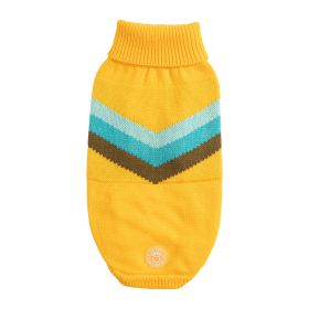 GF Pet Alpine Sweater (Color: Yellow, size: XS)