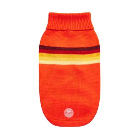 GF Pet Retro Sweater (Color: Orange, size: M)