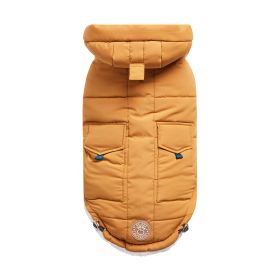 GF Pet Super Puff Parka (Color: Yellow, size: M)