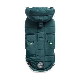 GF Pet Super Puff Parka (Color: Teal, size: 4XL)